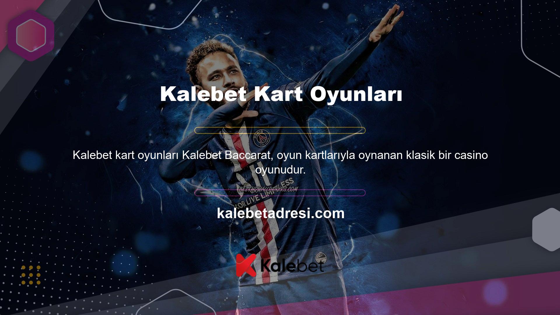 Sitede farklı bakara oyunları ile canlı casinolar var